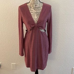 Pink sparkly dress perfect for a night out!